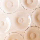 Crystal Dessert Plates, set of 7