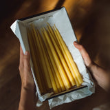 Beeswax Meditation Candles, Set of 6