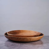 Shallow Wooden Bowl