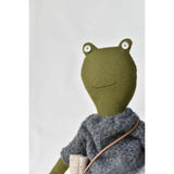 Fern the Frog Doll- French Knit Sweater with Morning Skirt