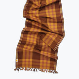 Charleston Plaid Table Runner in Amber