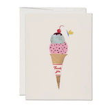 Ice Cream Cone Thank You Card