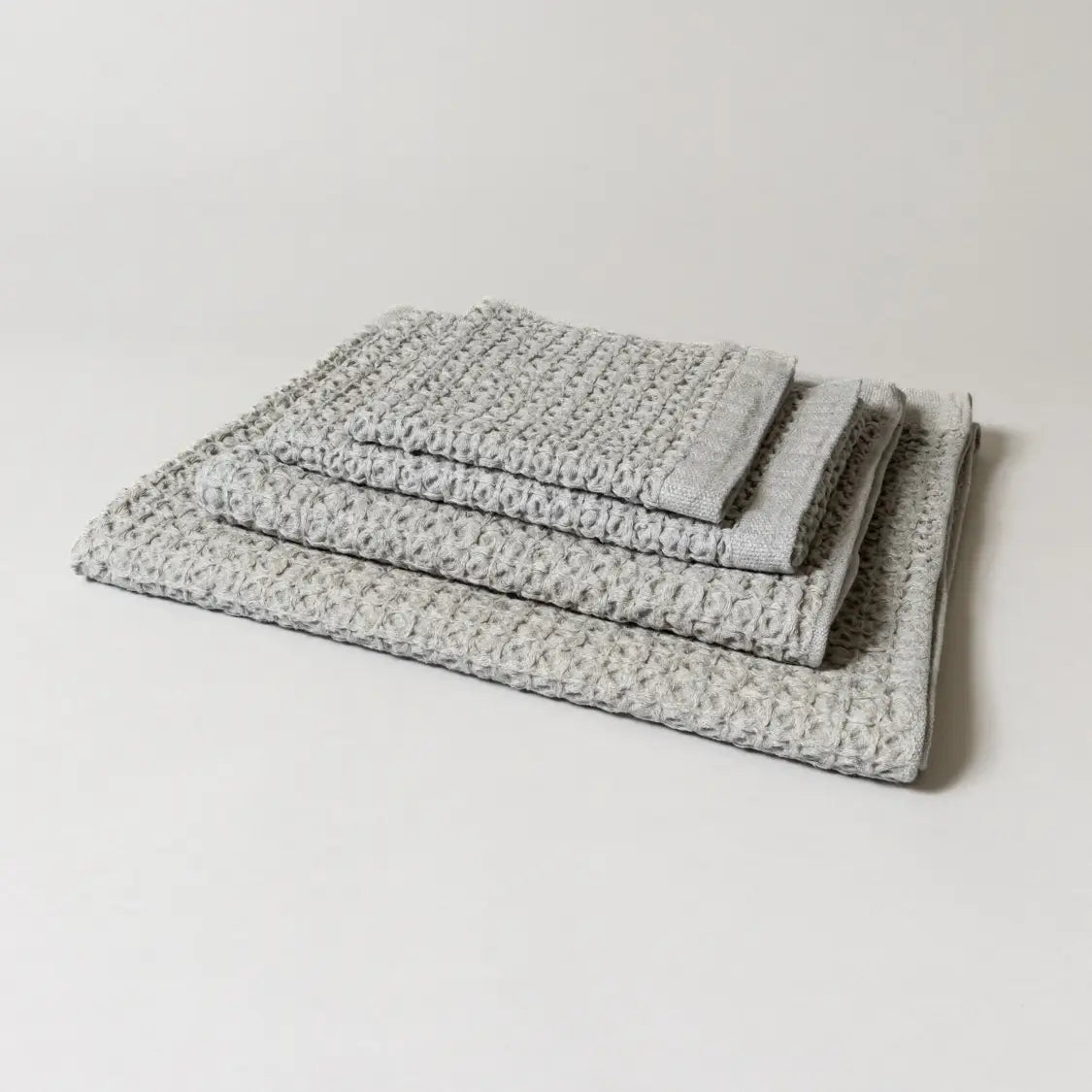 KONTEX Lattice Linen Waffle Hand Towel