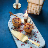 Brass Cake Server