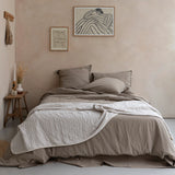 Oona Duvet Cover, Walnut