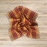 Waffle Plaid Napkin Set, Naranja