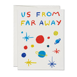 Far Away Friendship Greeting Card