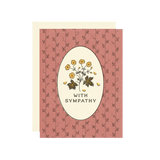 With Sympathy Wildflower Card