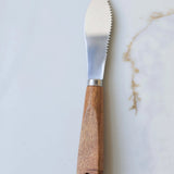Walnut Handled Cheese Knife