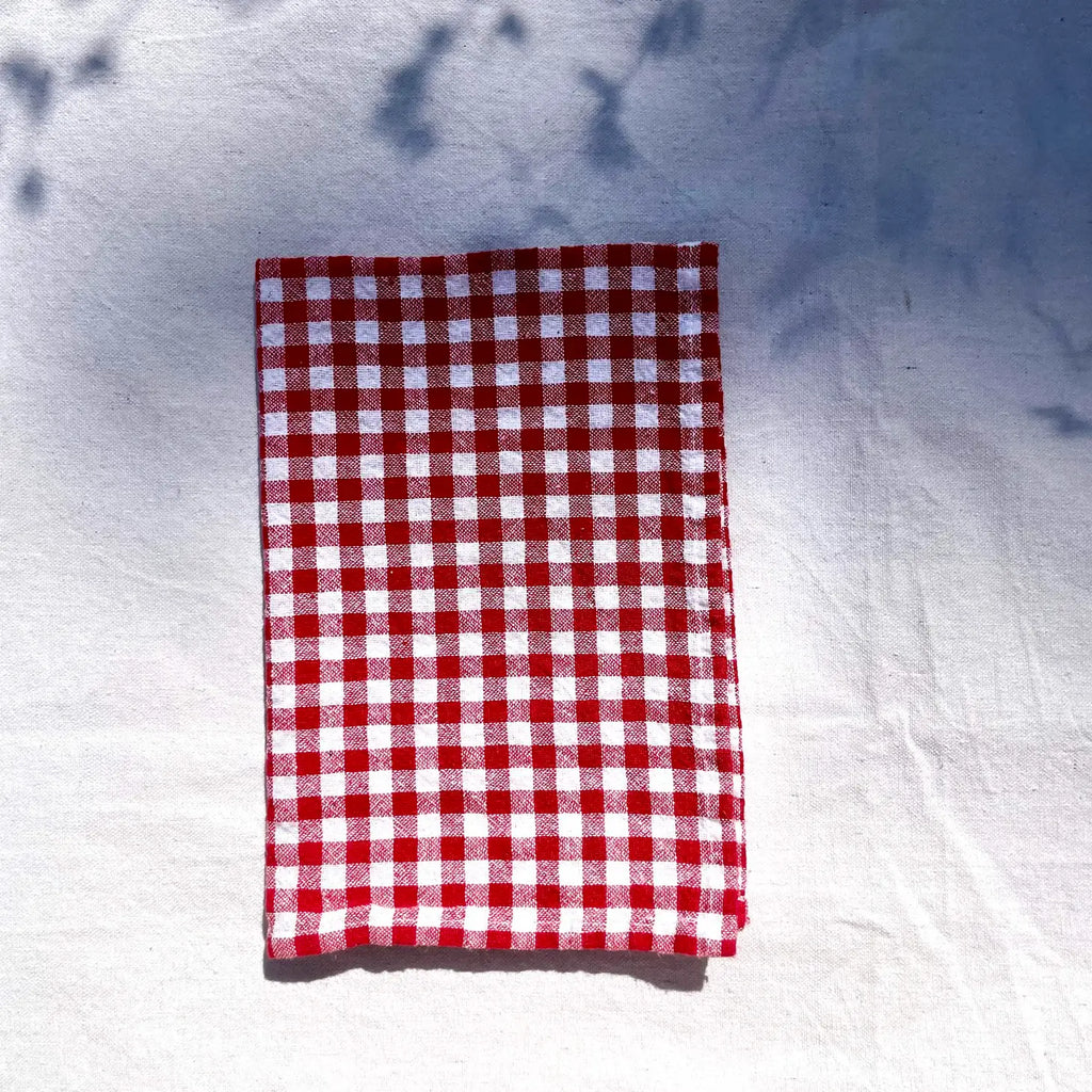 Madras Check Organic Cotton Handloom Kitchen Towels