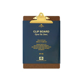 Old School Clipboard/ A4/ Gold Clip