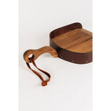 The Wood and Leather Dustpan