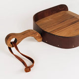 The Wood and Leather Dustpan