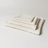 Lattice Linen Hand Towels