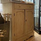 Vintage Painted Pine Cupboard Cabinet