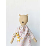 Agatha the Bear Doll - Floral Day Dress