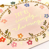 You're Simply Charming Happy Birthday Greeting Card