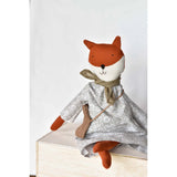 Florette the Fox Doll - Liberty Floral Day Dress