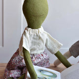 Fern the Frog Doll- Liberty Bloomers