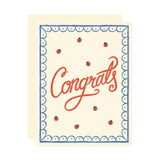 Ladybug Congrats Card
