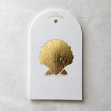 Seashell Tags, Set of 6