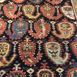 Vintage/Antique Caucasian Karabagh Rug 3’11”x4’11”, c. 1880-1900s