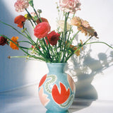 Blue Tulip Vase