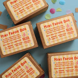 Kids Mini Party Favor Box
