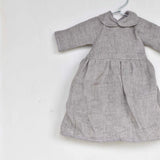 Linen Gather Dress with Peter Pan Collar, Woolgrass Farm