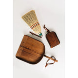 The Child's Leather and Wood Dustpan