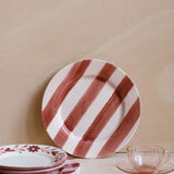 Stripes Ceramic Dinner Plate