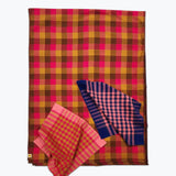 Chunky Plaid Tablecloth, Dahlia