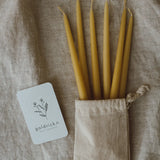 Beeswax Meditation Candles, Set of 6
