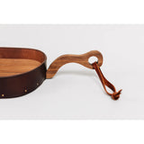 The Wood and Leather Dustpan