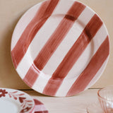 Stripes Ceramic Dinner Plate