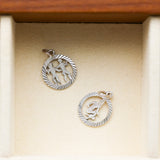 Vintage Silver Zodiac Disc Charms