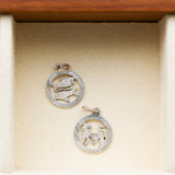 Vintage Silver Zodiac Disc Charms