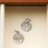 Vintage Silver Zodiac Disc Charms