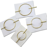 Oval Hair Slides