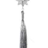 Shimmering Silver Comet Ornament