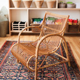 Vintage Rattan Lounge Chair