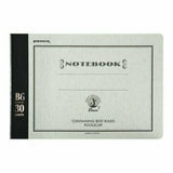 Penco B6 Horizontal Foolscap Notebook, Black
