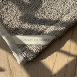 Linen Pile Bath Mitten