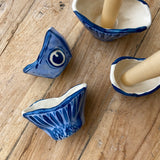 Fish Head and Tail Candle Holders