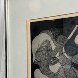 Vintage "Echo" Art Print Signed by Susan Baille, 1975