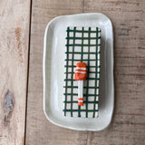 Ceramic Lobstah Trap Buttah Dish