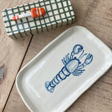 Ceramic Lobstah Trap Buttah Dish