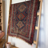Vintage Purples and Blues Throw Rug