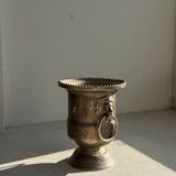 Vintage Silver Plated Lion Head Toothpick Holder