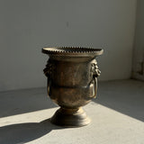 Vintage Silver Plated Lion Head Toothpick Holder